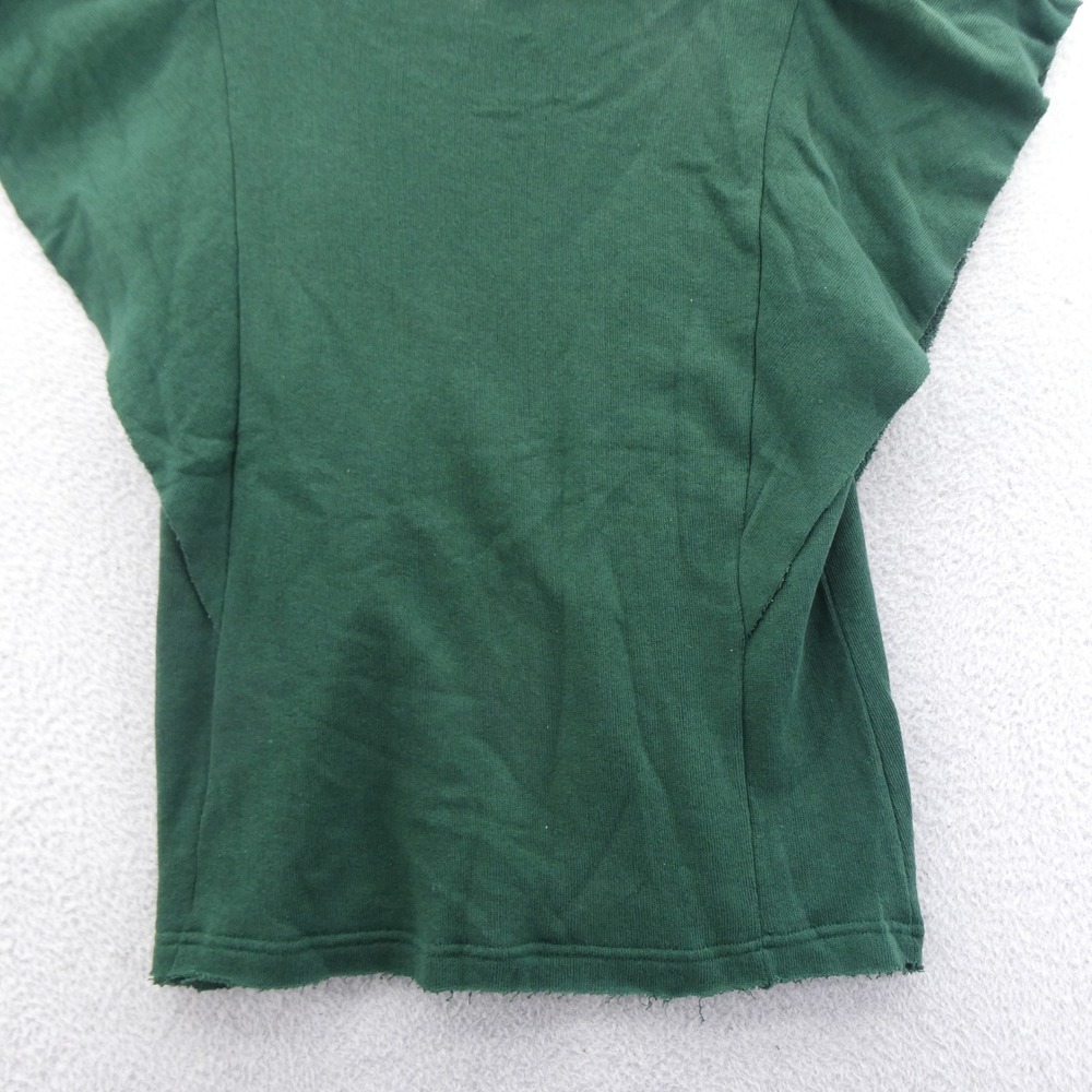 G-III 4Her Oakland Athletics Shirt Womens Medium Green Sequin Flutter Sleeve MLB - Picture 8 of 10